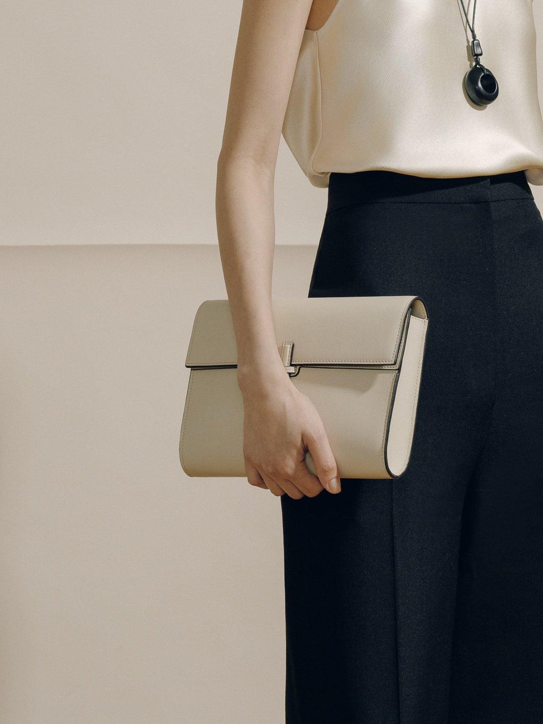 The Large Soft Clutch in Nappa Product Image
