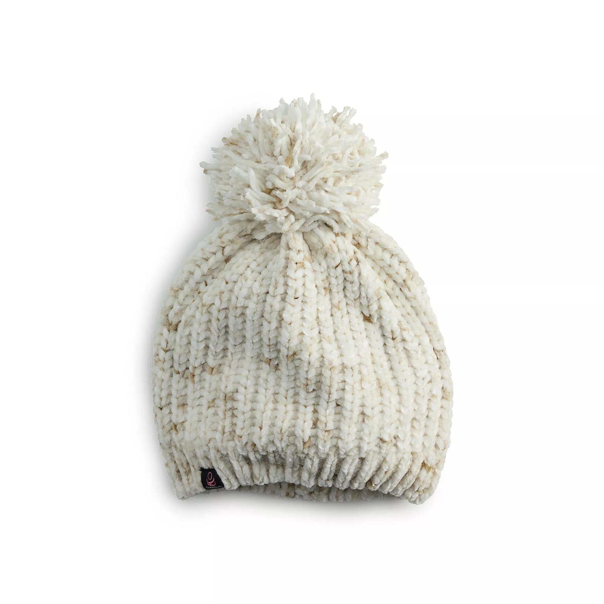 Women's Cuddl Duds Chenille Beanie, Speckle Drk Pink Mist Product Image