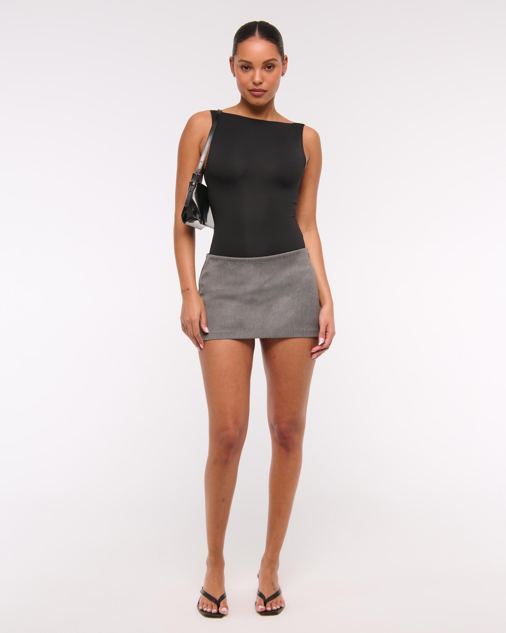 Sculpt Matte Seamless Slash Scoop-Back Bodysuit Product Image