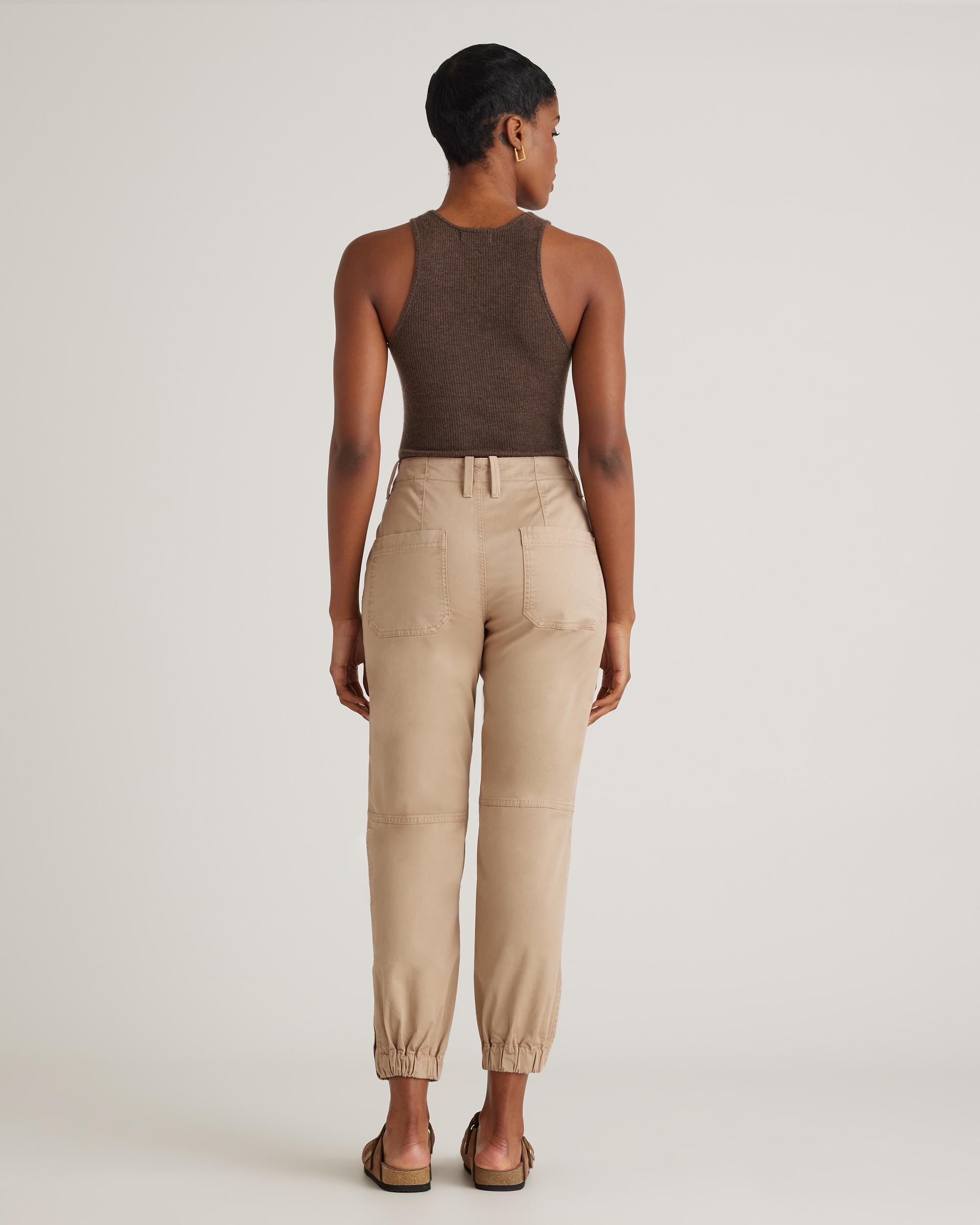 Quince | Women's Organic Stretch Cotton Twill Utility Jogger Organic Cotton Product Image