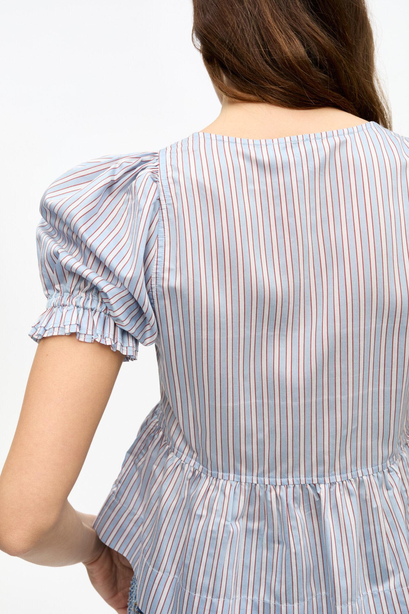 Candy Striped Blouse Product Image