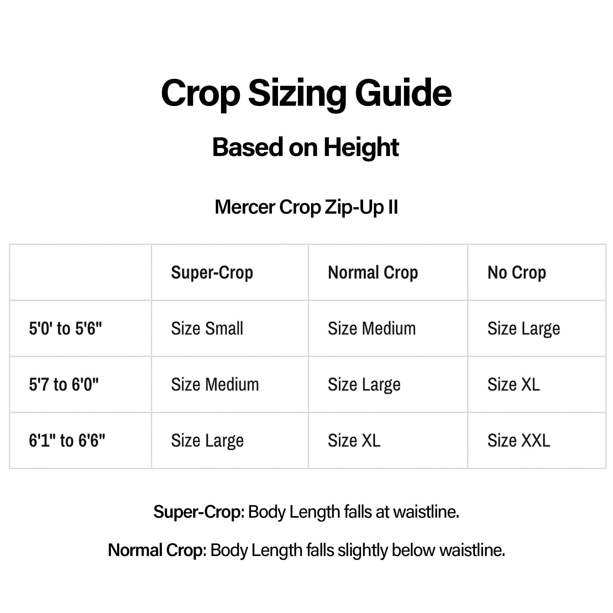 The Mercer Crop Zip II Product Image