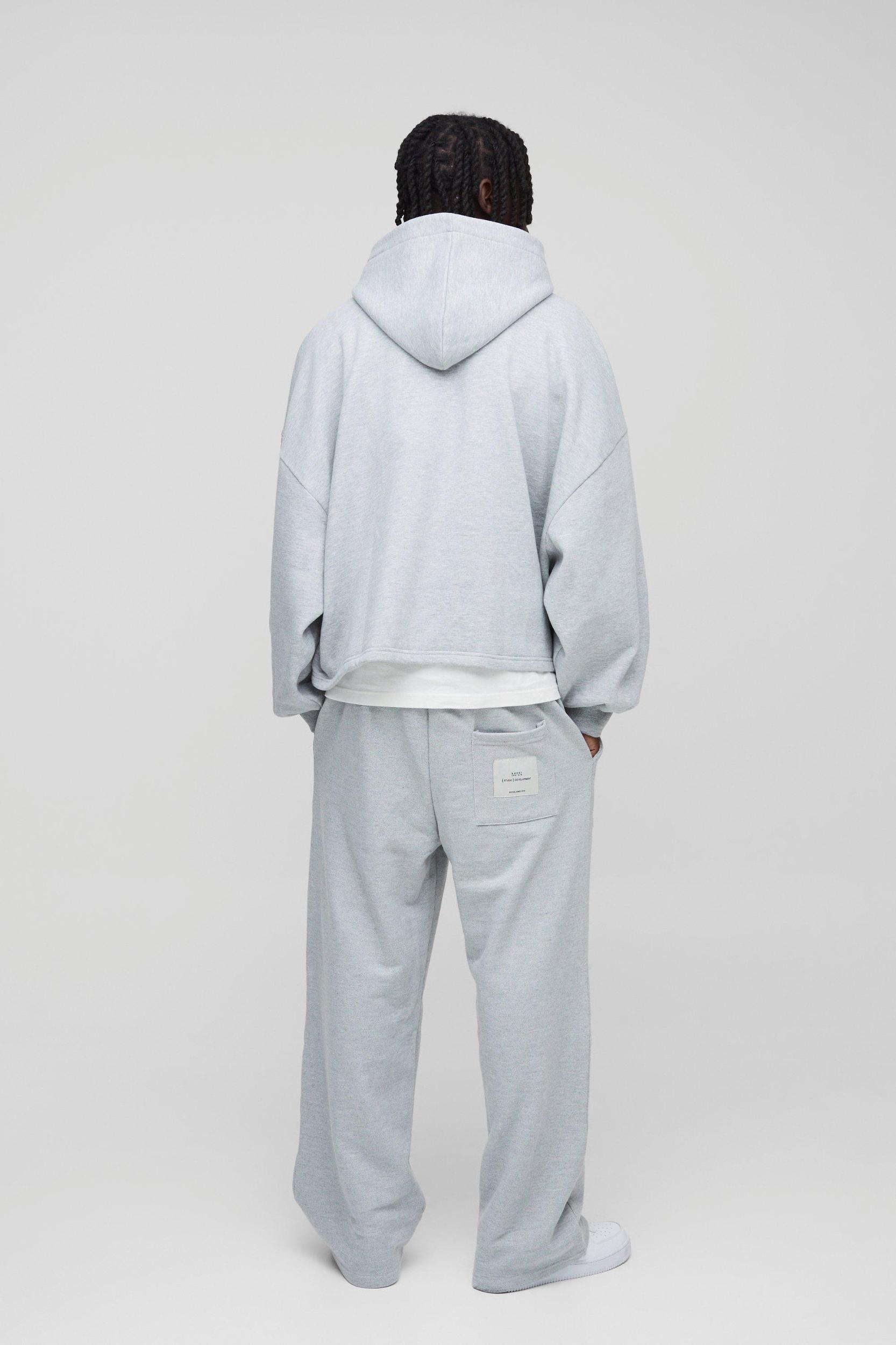 Extreme Oversized Boxy Zip Through Hoodie | boohooMAN USA Product Image