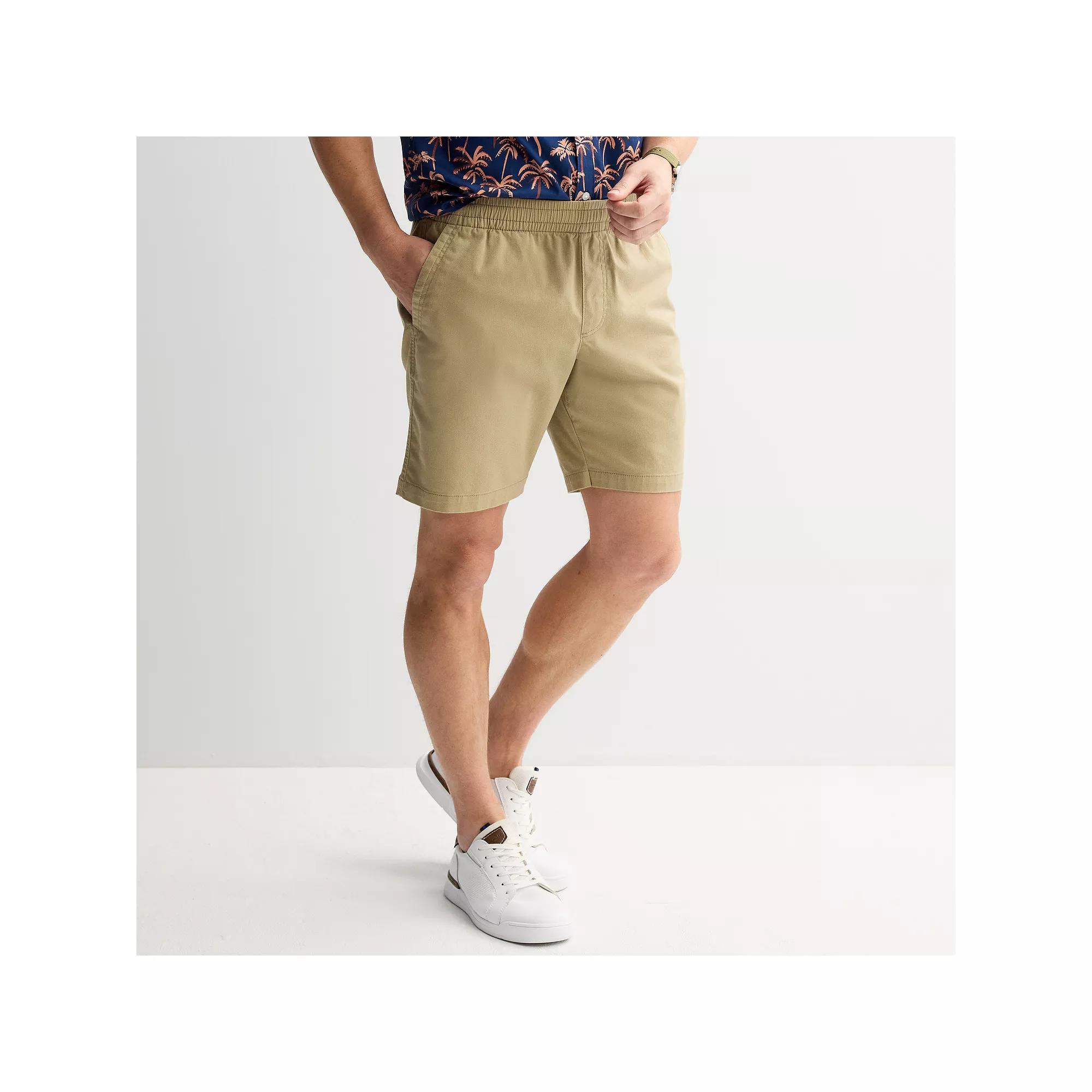 Men's Sonoma Goods For Life® 8-in. Pull-On Shorts, Size: Small 8 INCH, English Elm Product Image