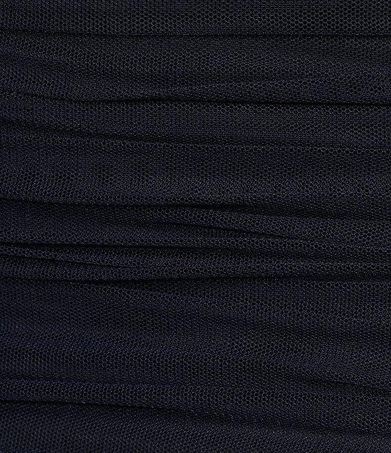 Pear Culture Spaghetti Strap Keyhole Rou Mesh Dress Product Image