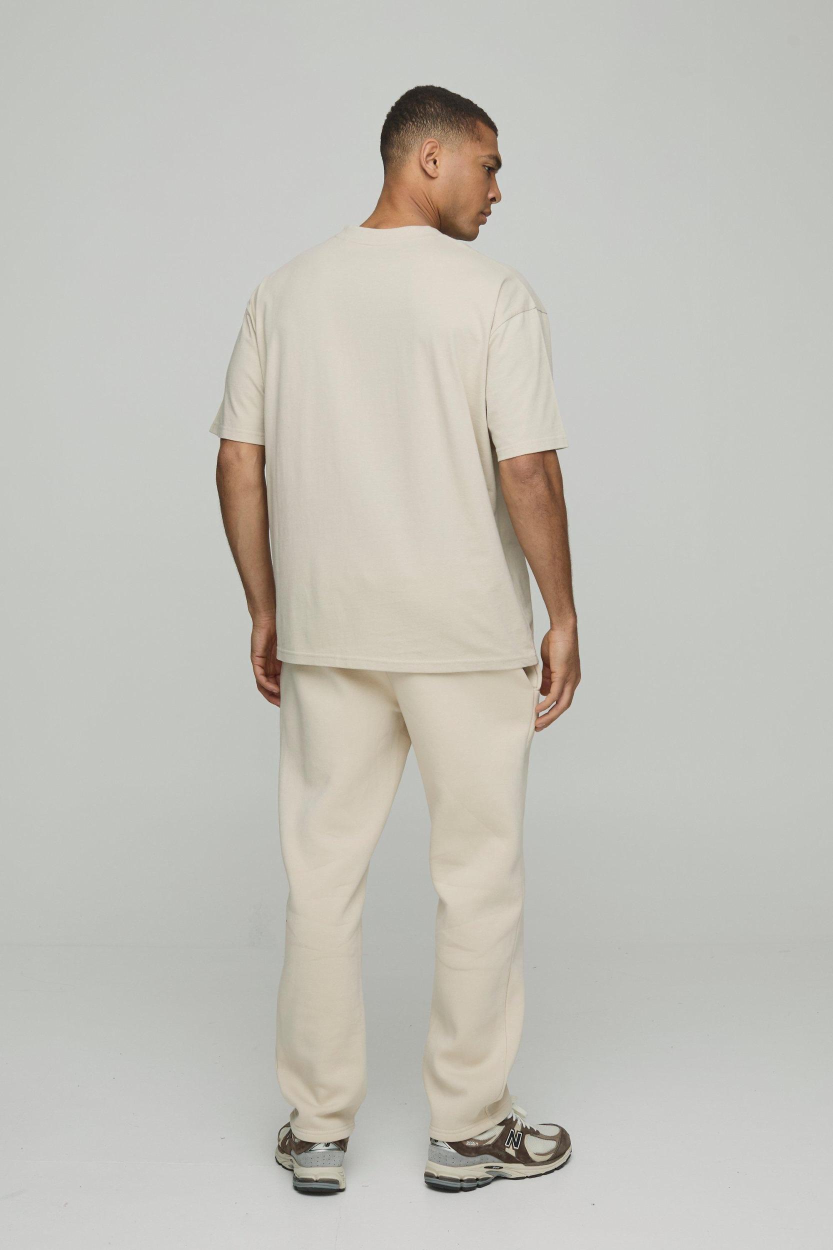 2 Pack Oversized Heavyweight Crew Neck T-Shirts | boohooMAN USA Product Image