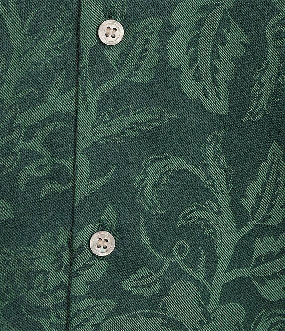 Murano In the Ferns Collection Slim Fit Floral Jacquard Long Sleeve Woven Shirt Product Image