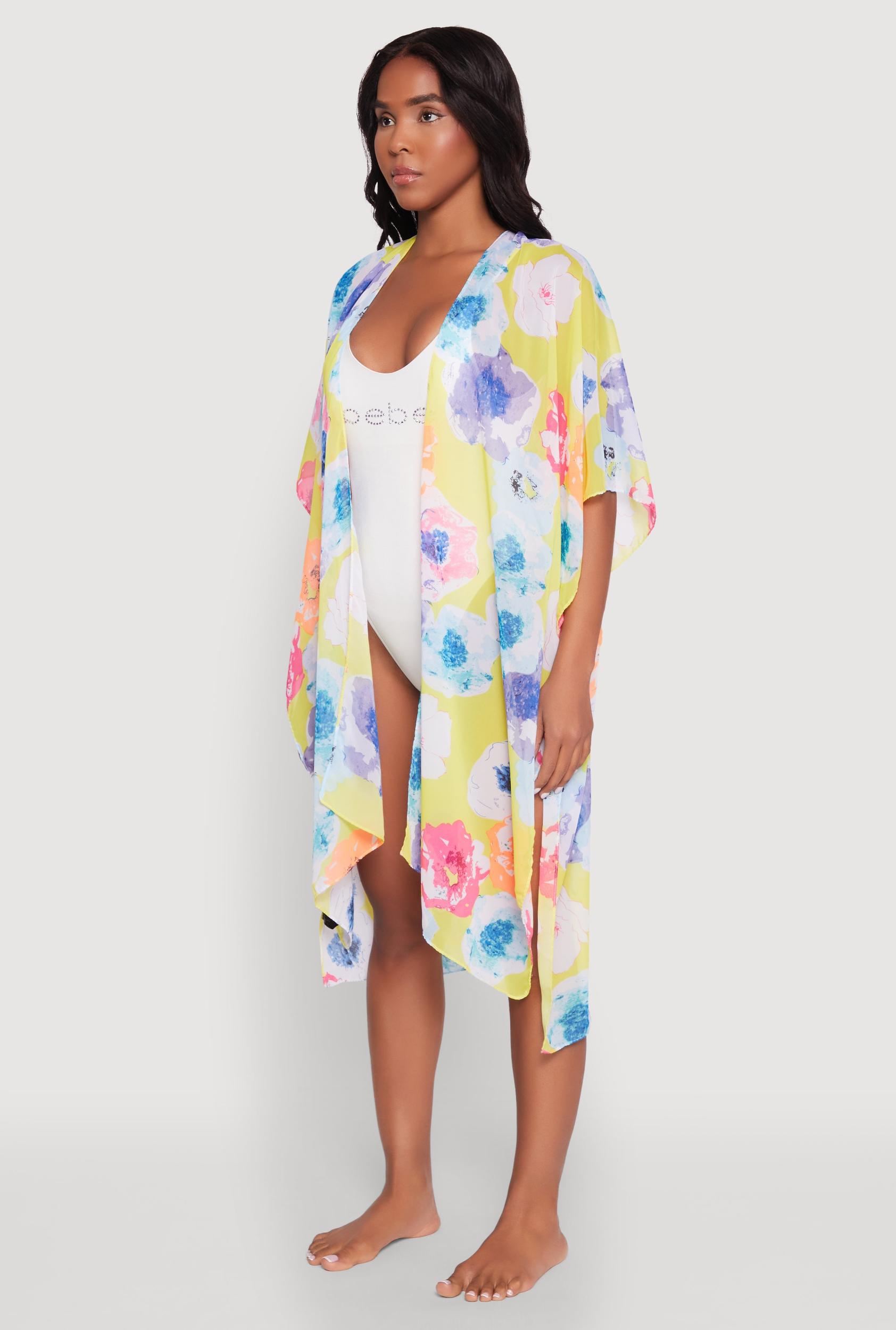 Floral Kimono Cover Up Female Product Image