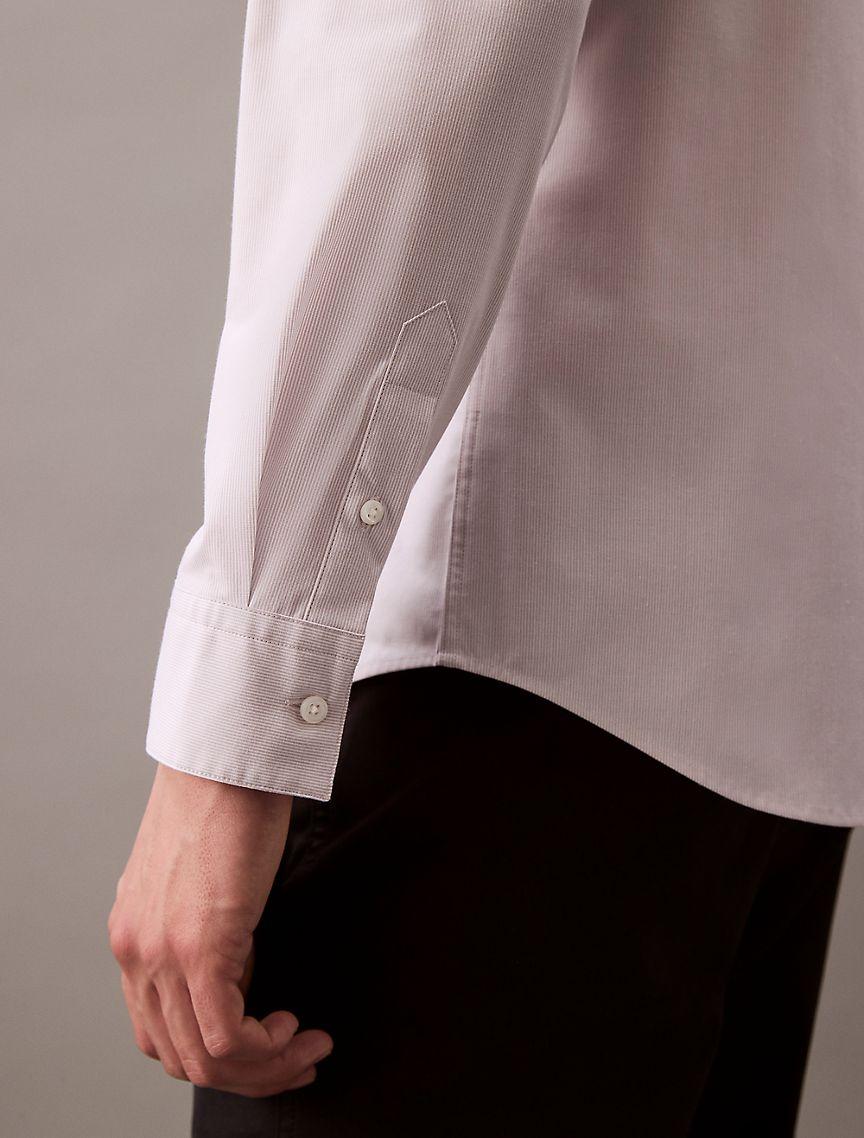 Refined Stretch Micro Stripe Classic Button-Down Shirt Product Image