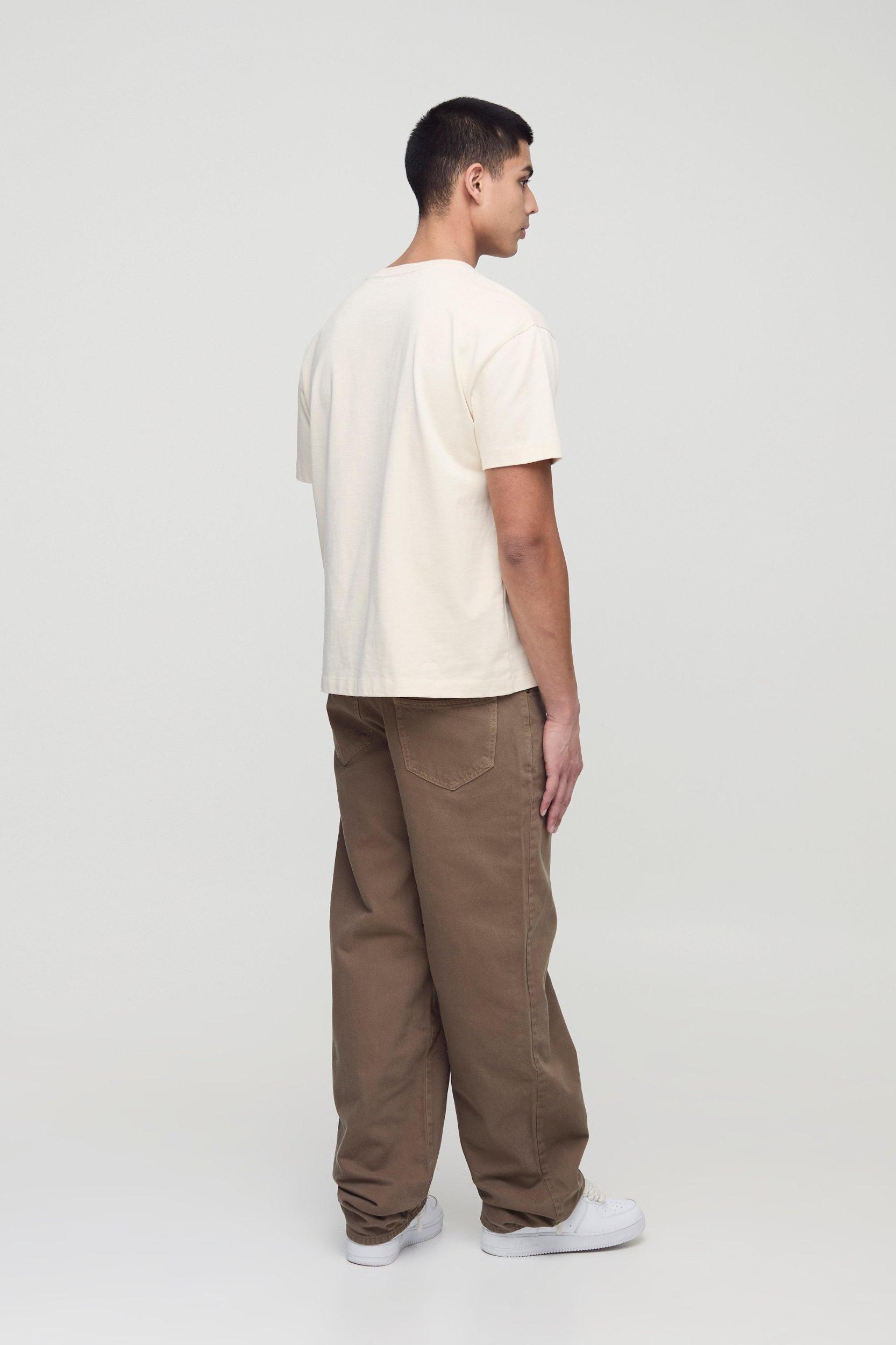 Tall Baggy Rigid Boxer Waistband Jeans | boohooMAN USA Product Image