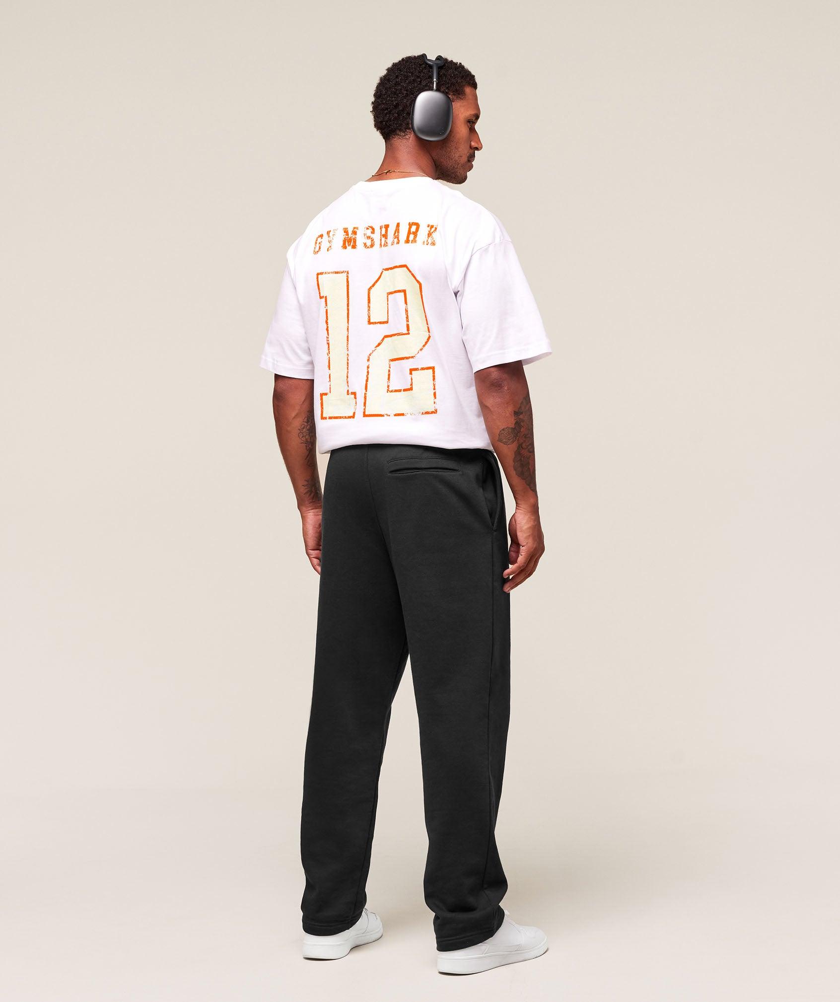 Gymshark Campus T-Shirt - White Male Product Image