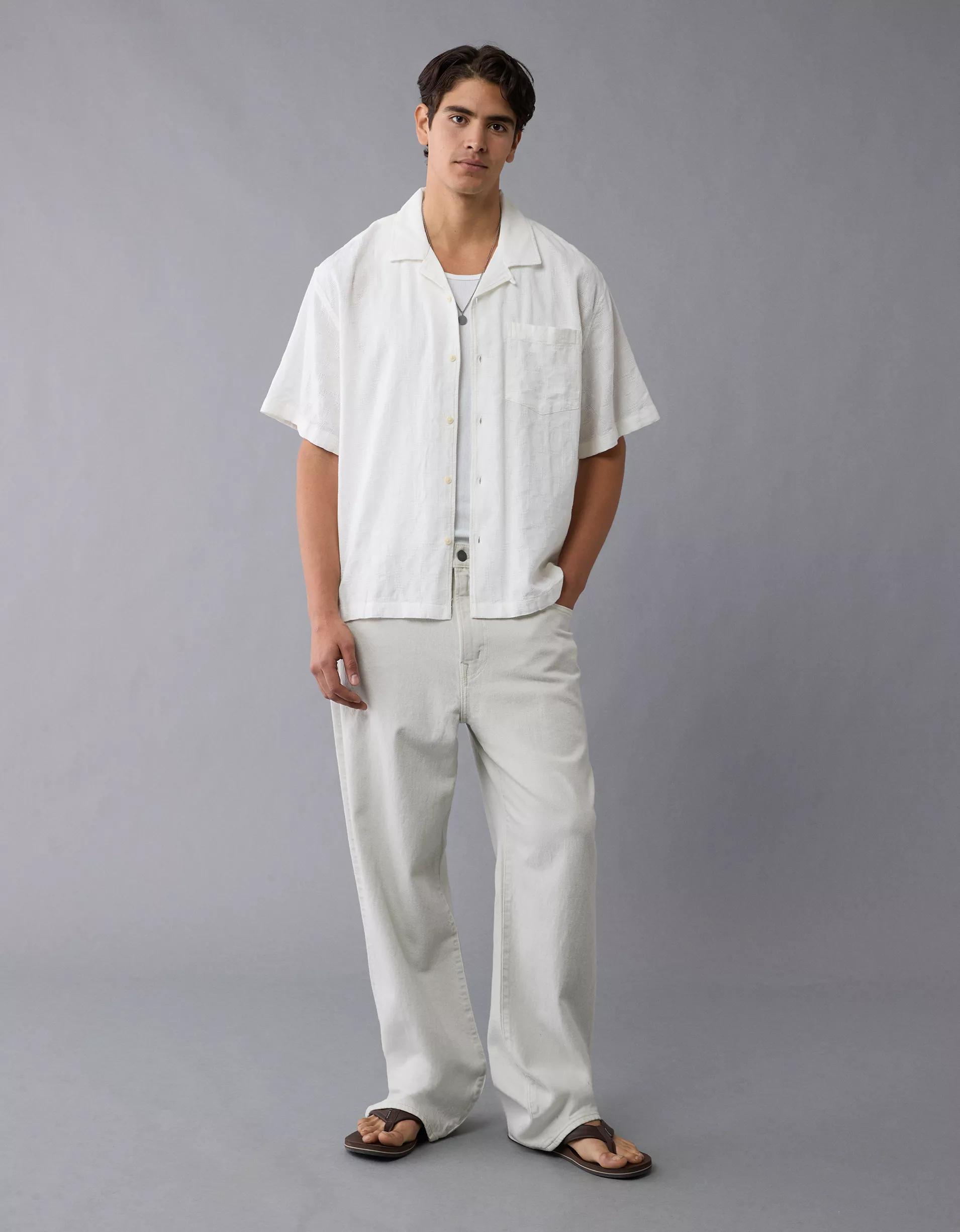 AE Poolside Button-Up Shirt Product Image