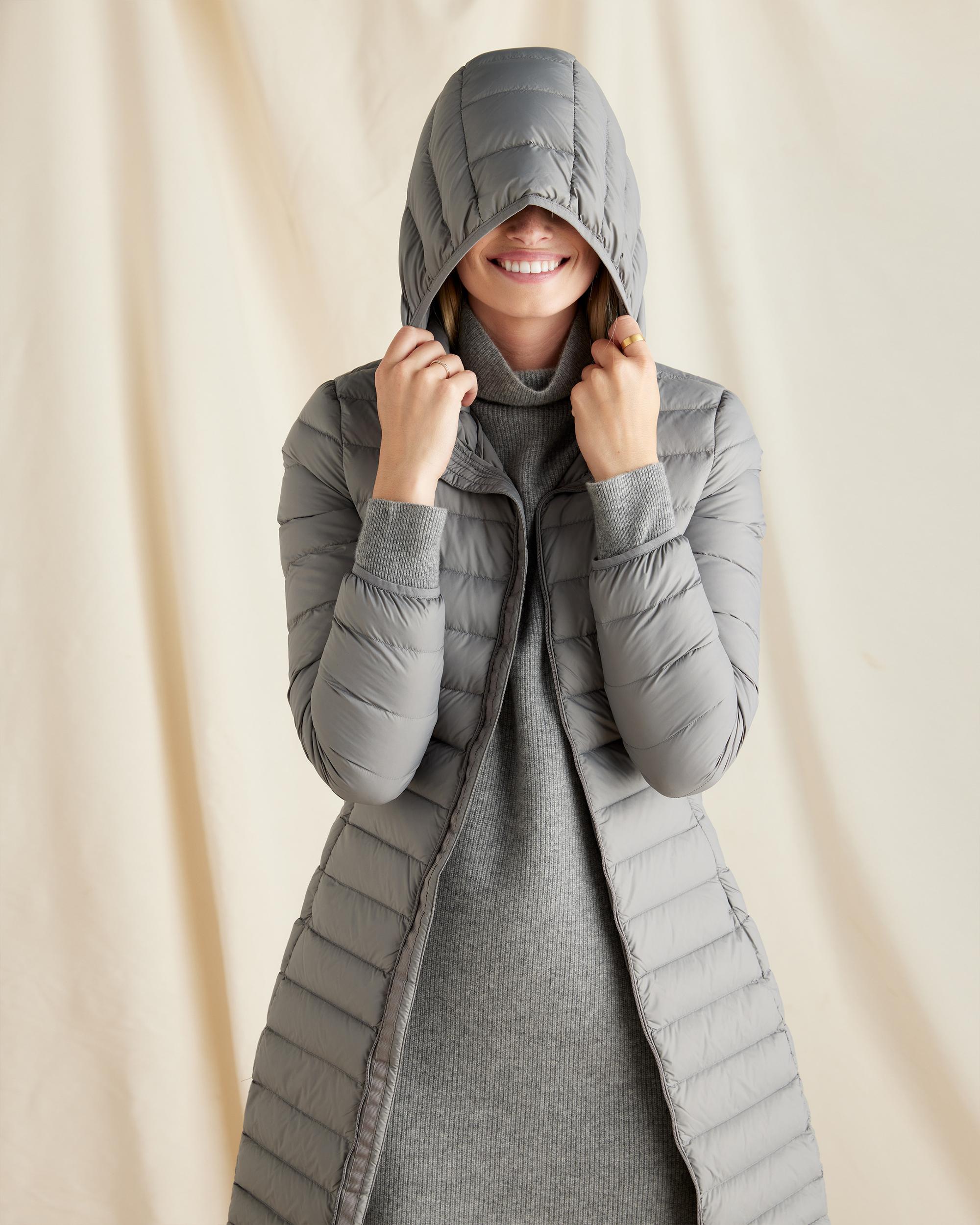 Quince | Women's Long Puffer Jacket Size XS | Down Jackets - Women's Winter Coats, Nylon Product Image