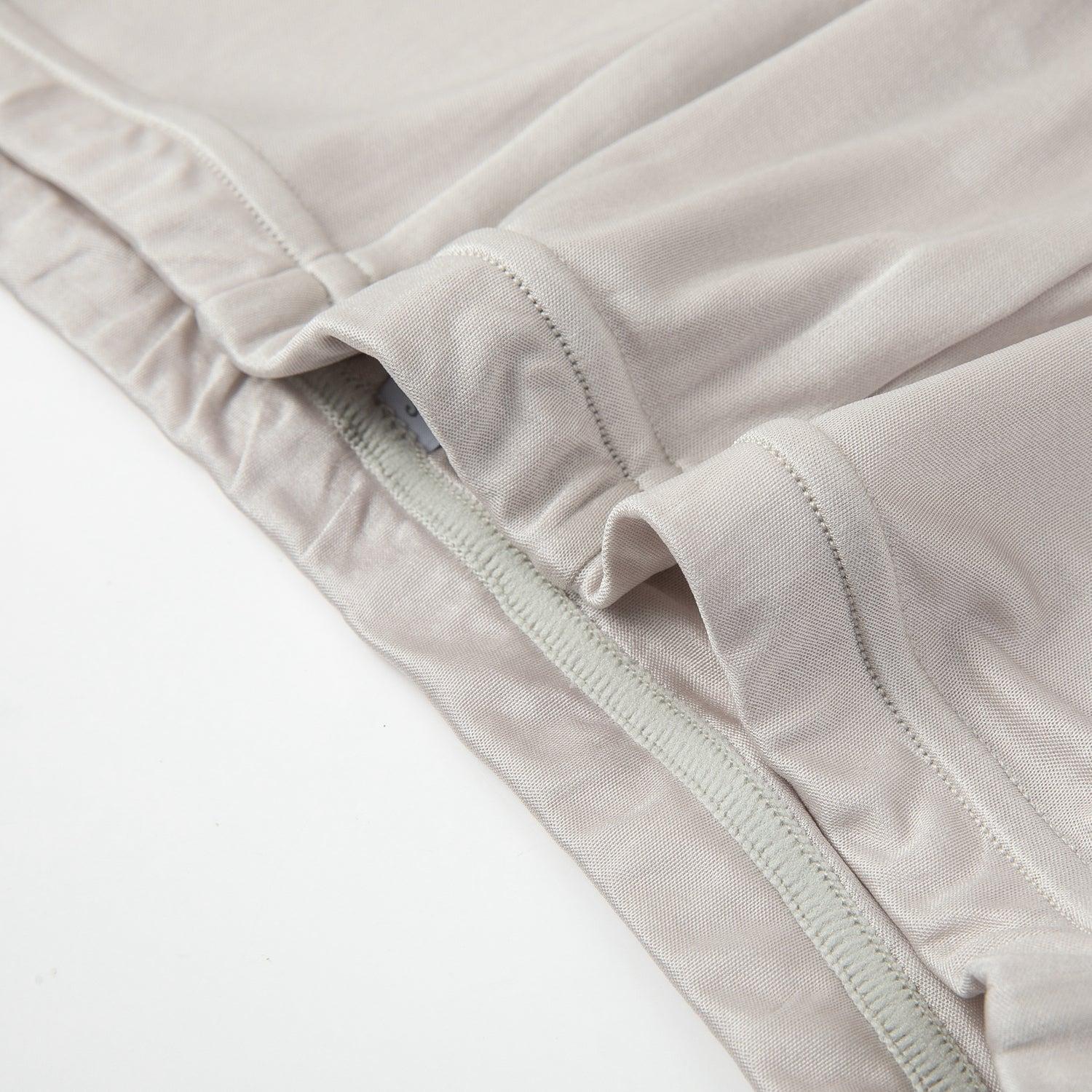 Silver Grey Knitted Silk Men's Trunks | Mid Rise | Shimmer Collection Product Image