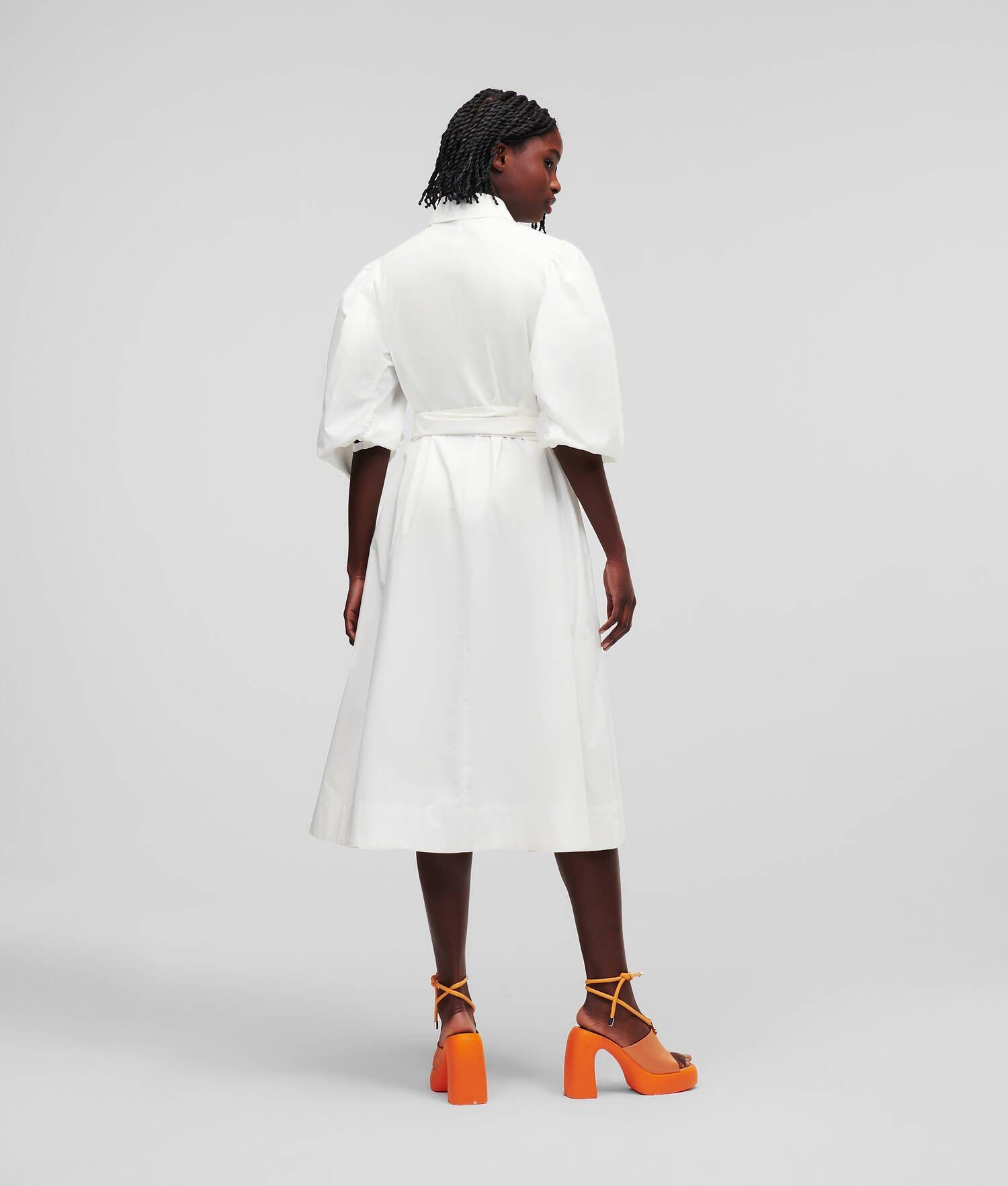 PUFF-SLEEVE SHIRT DRESS HANDPICKED BY HUN KIM Product Image