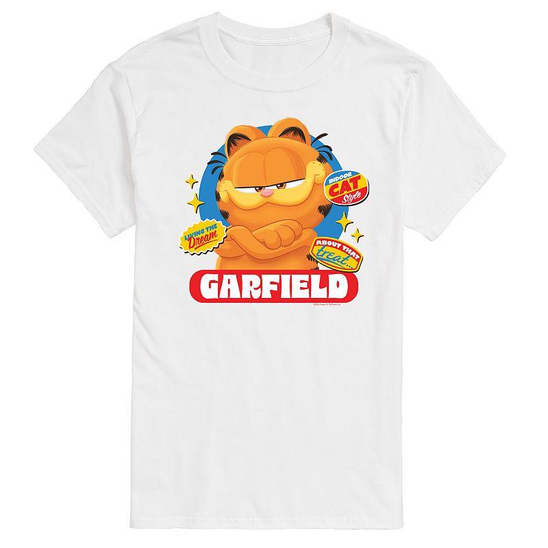 Men's Garfield The Movie Stickers Graphic Tee,  Product Image