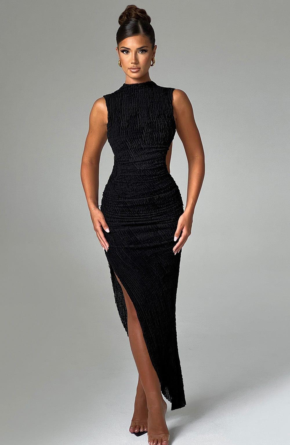 Aphrodite Midi Dress - Black Product Image