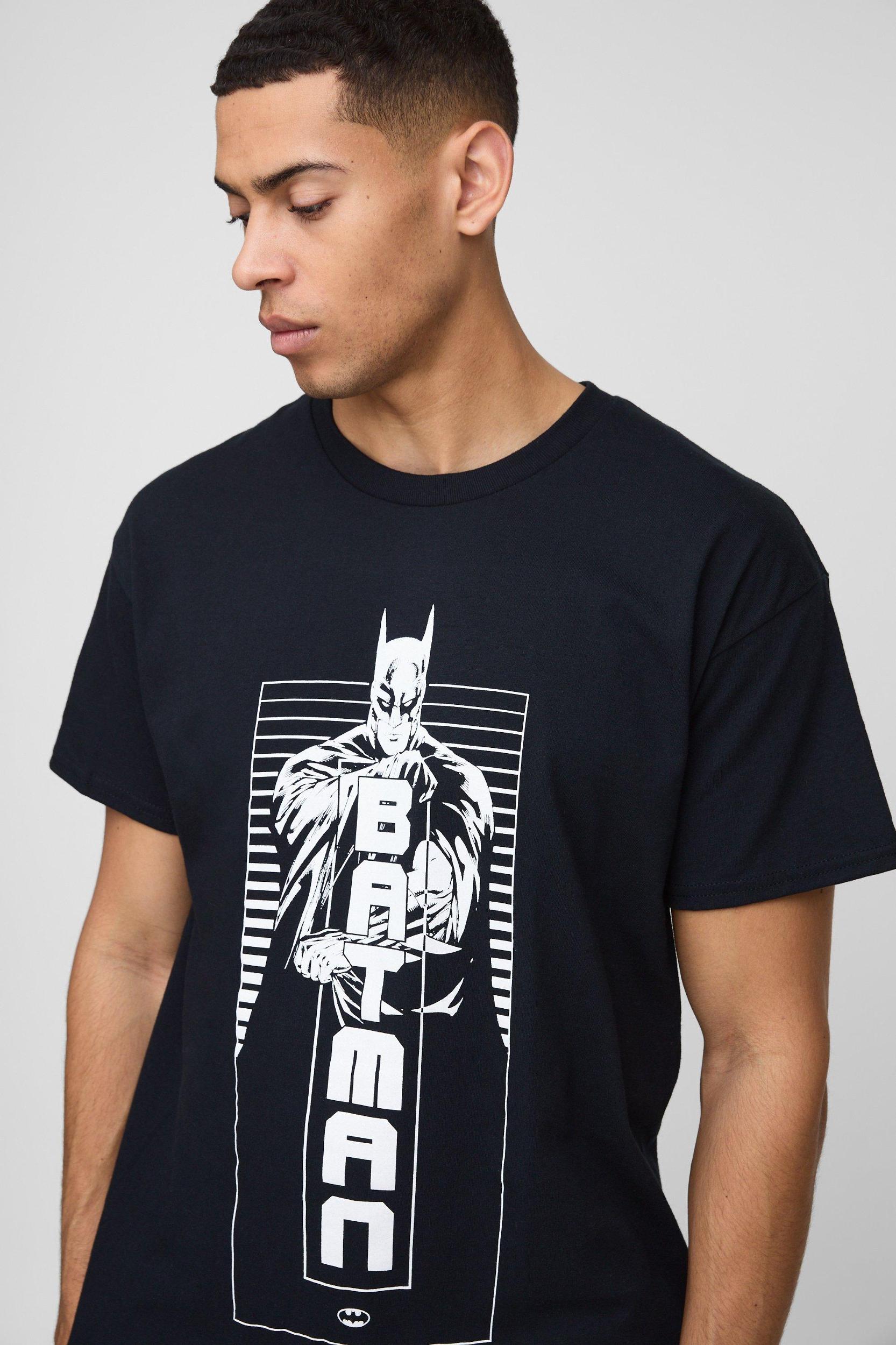 Oversized Batman License T-Shirt | boohooMAN USA Product Image