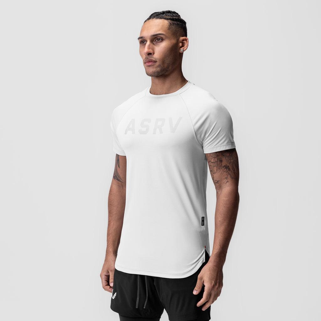 0660. AeroSilver® Established Tee - White "ASRV" Product Image