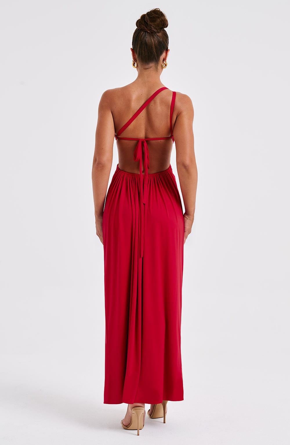 Alecia Maxi Dress - Red Product Image