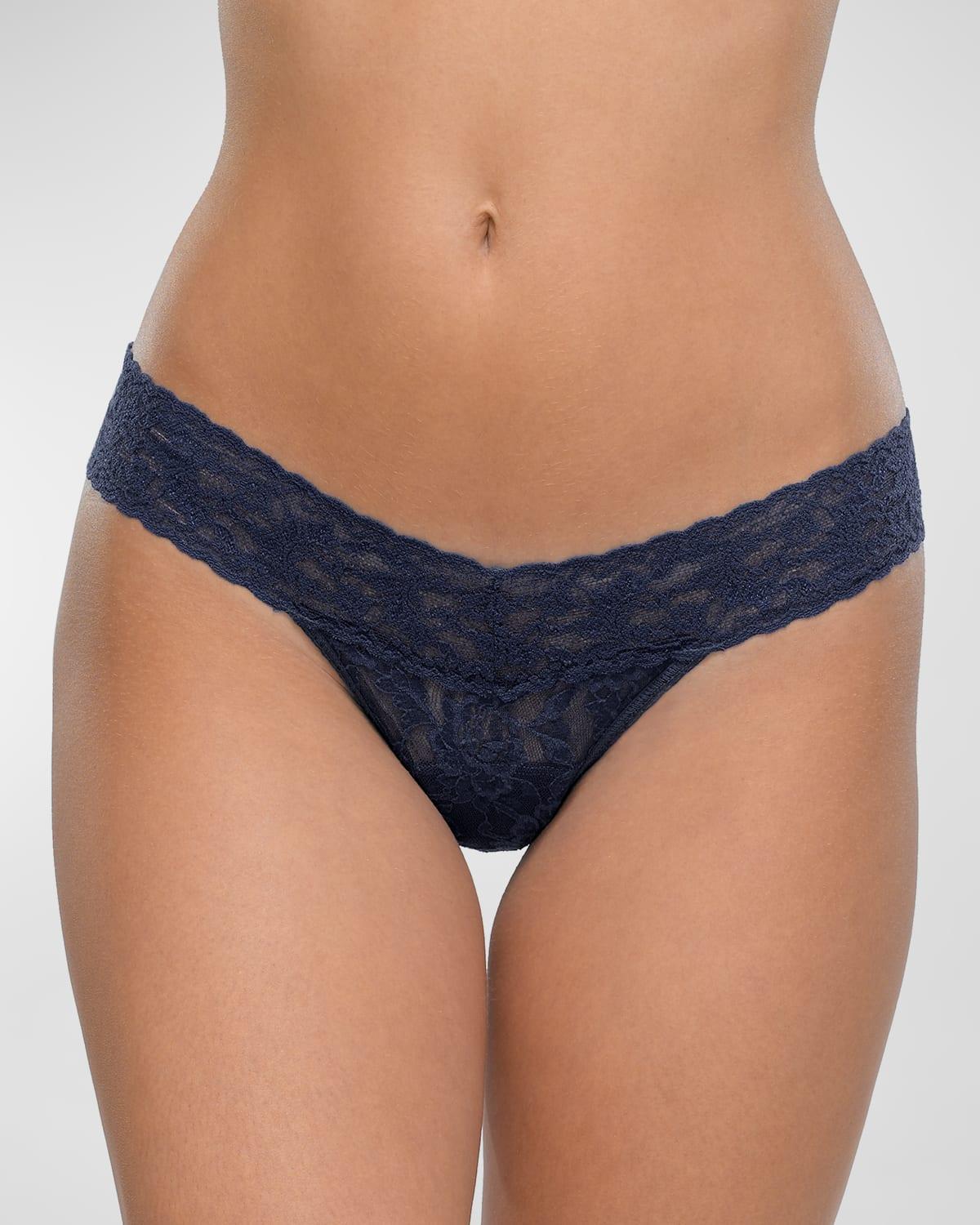 Signature Lace Low Rise Thong Product Image