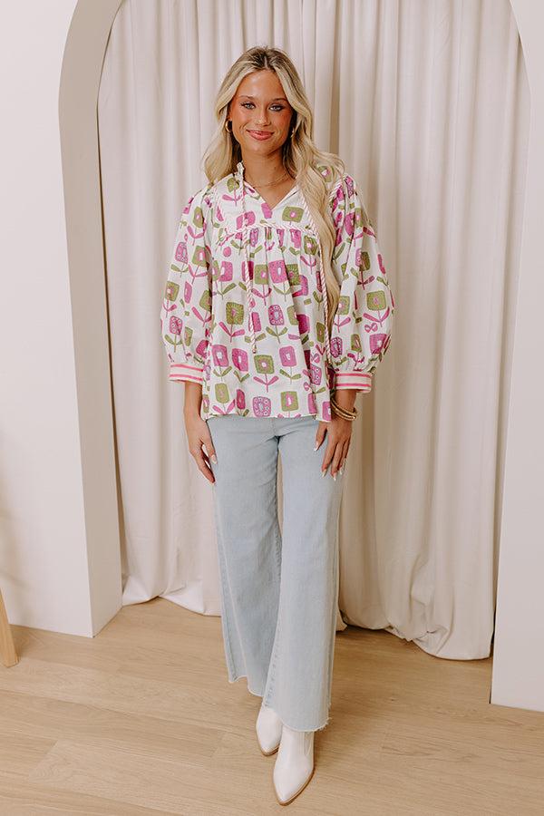 Spring Energy Floral Top Product Image