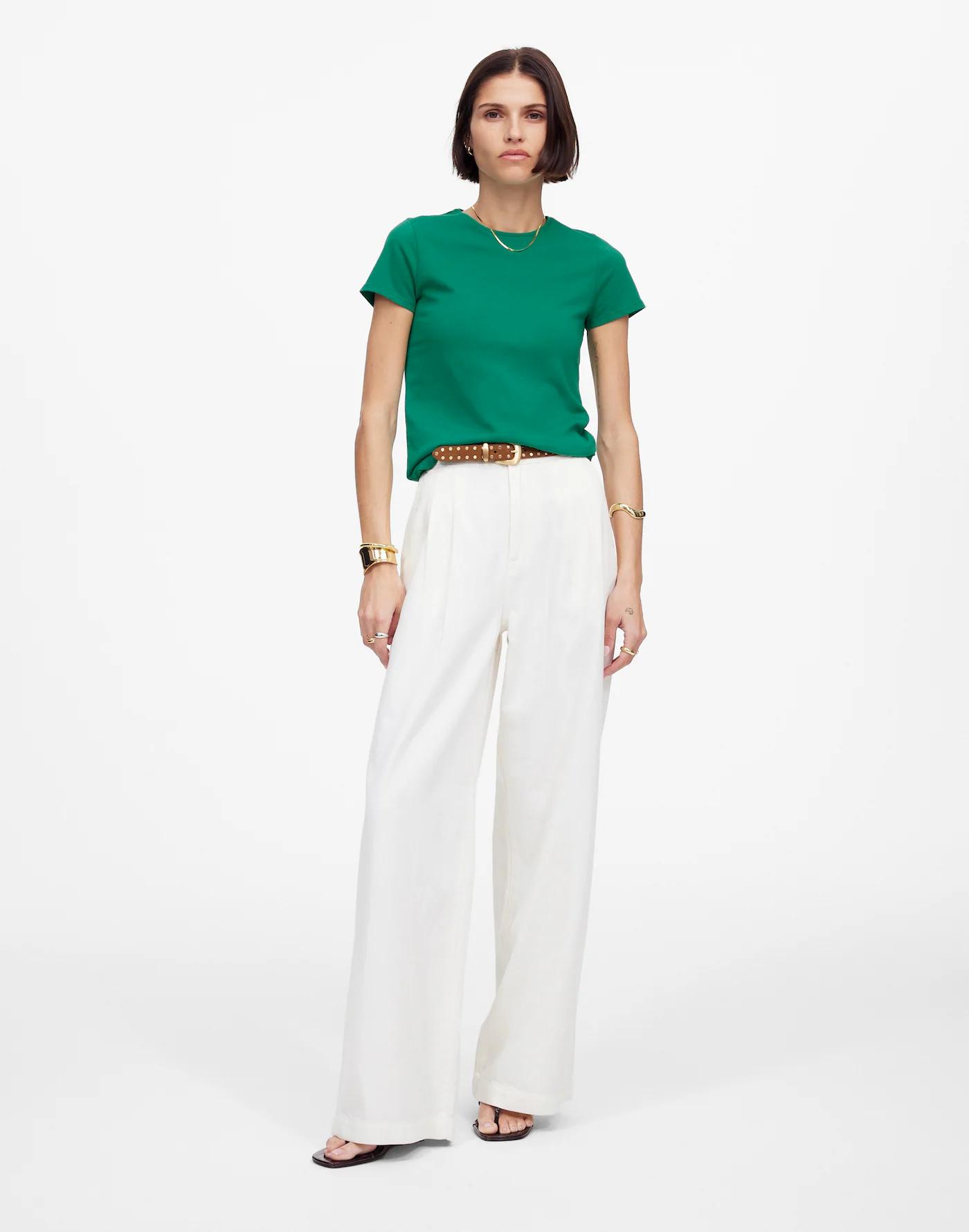 Essential Slim Tee in Lightweight Cotton Product Image