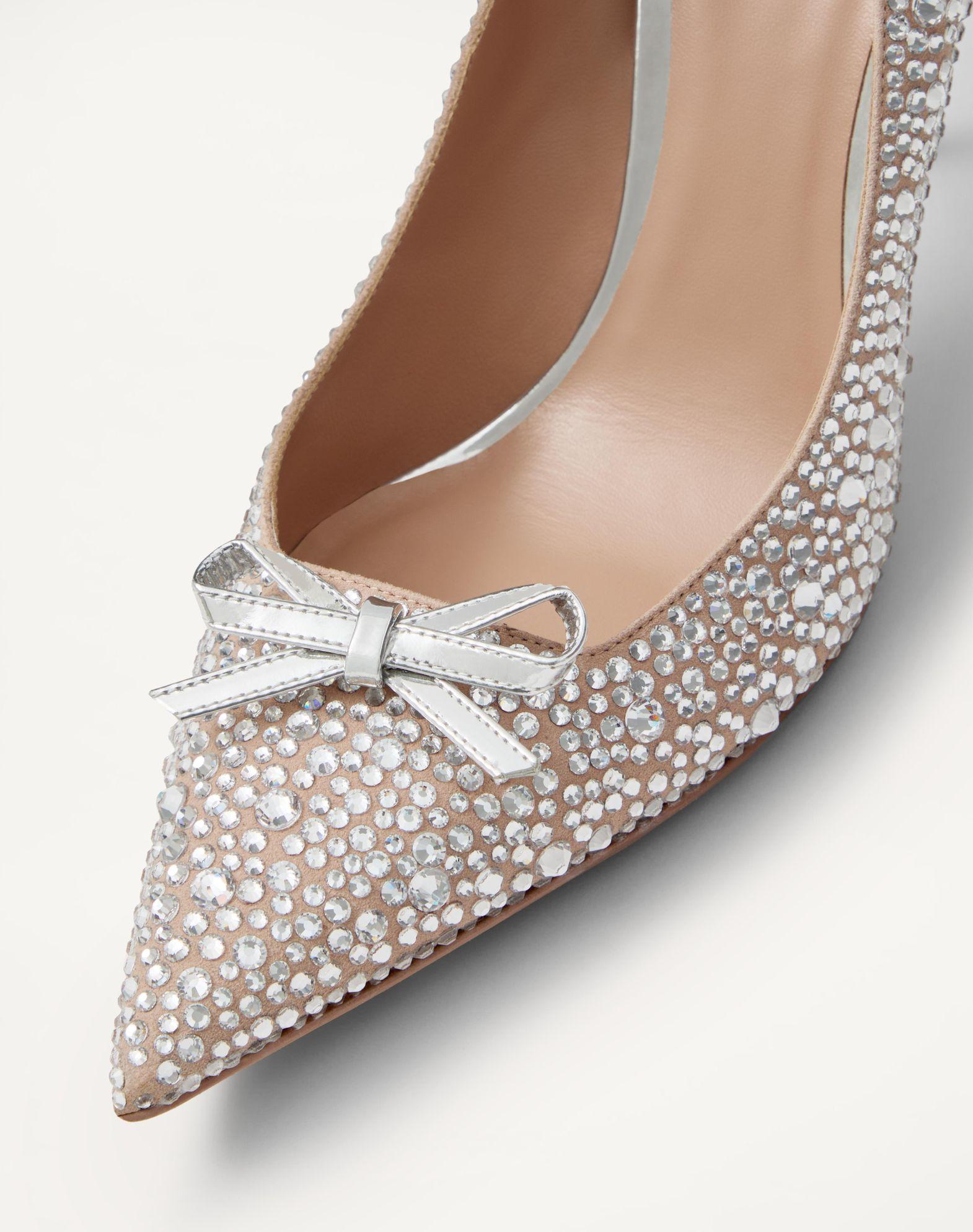 Romance Bow Pump With Crystals 100Mm Product Image