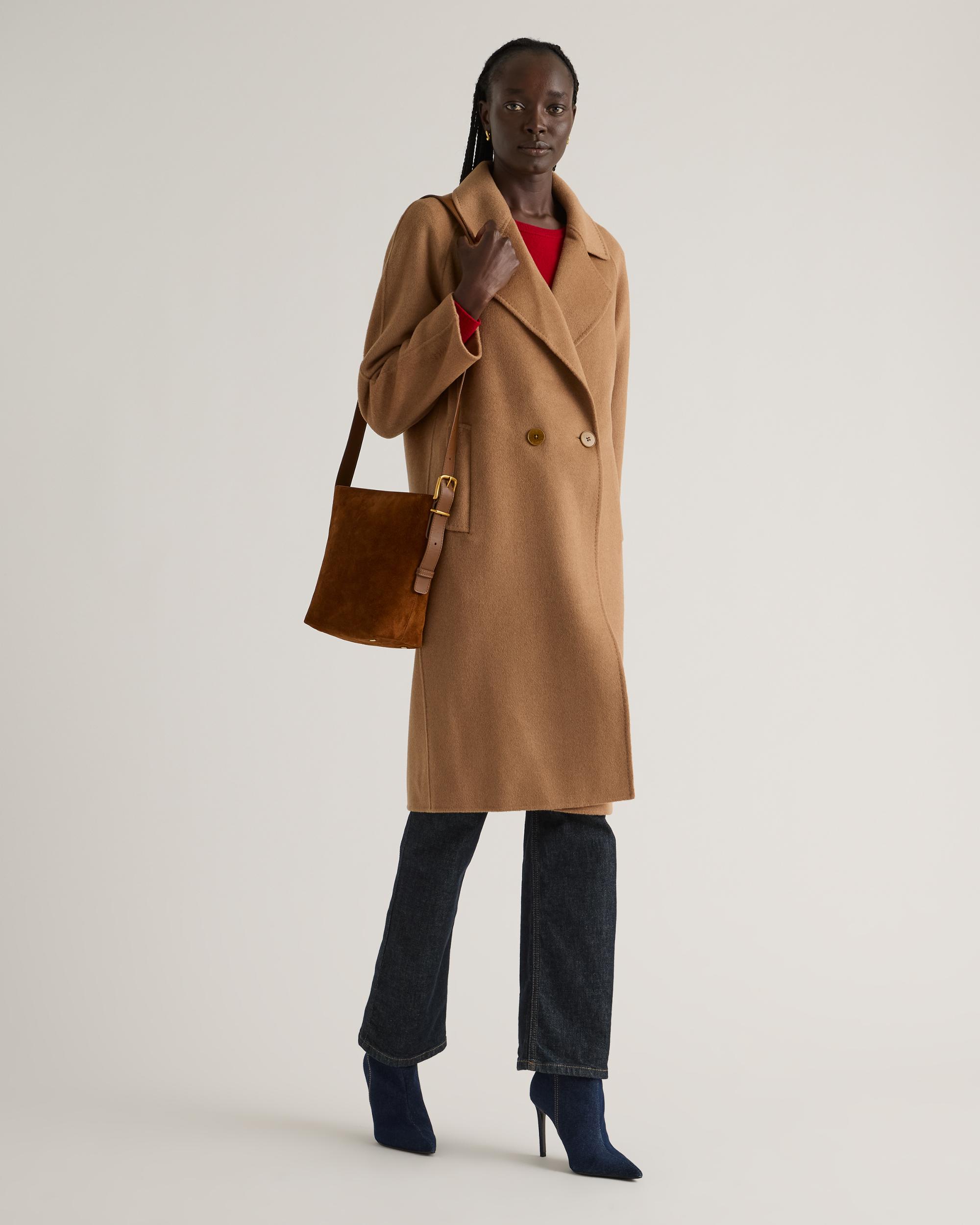 Quince | Women's Double-Faced Merino Wool Notched Lapel Coat Size XL Product Image