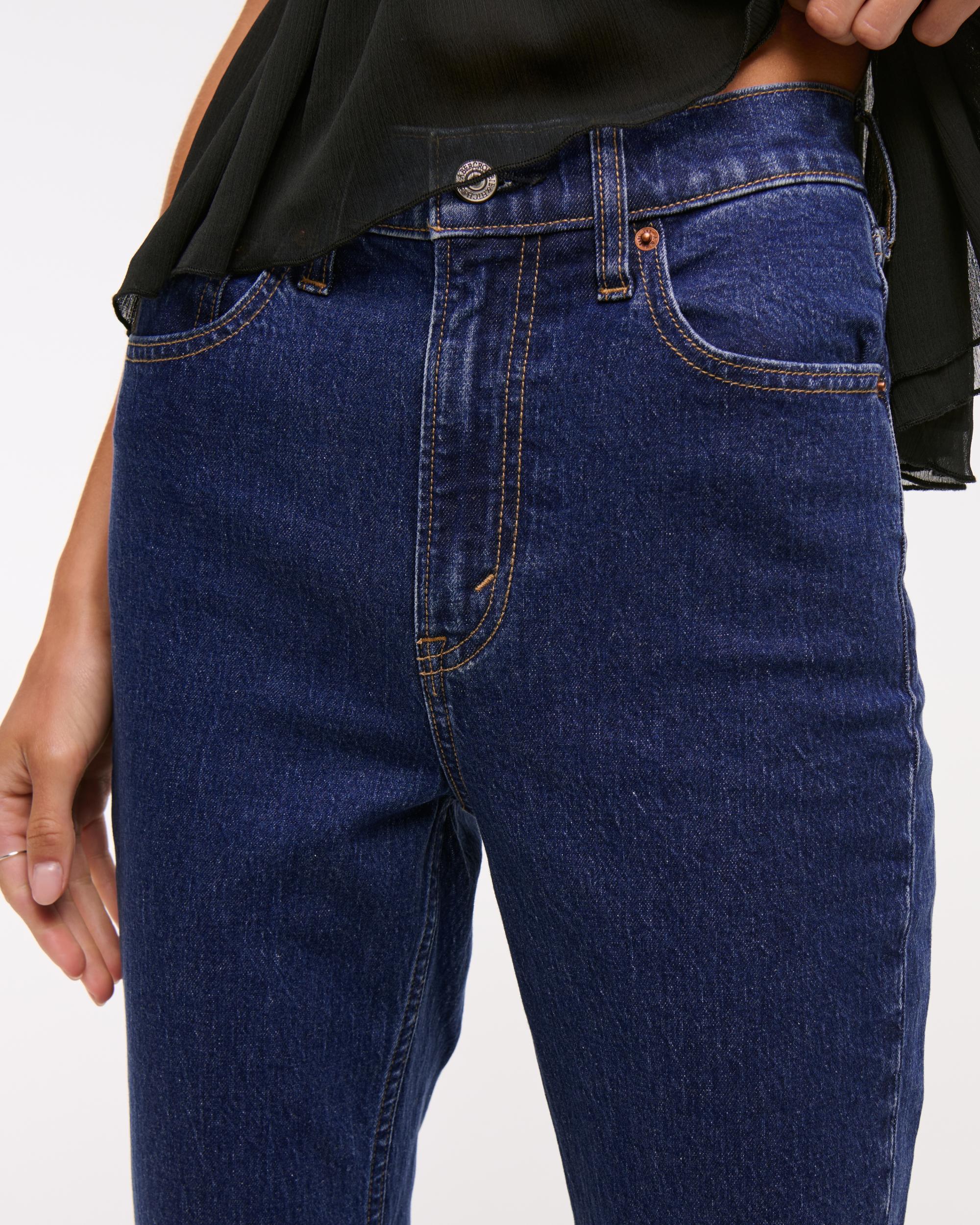 Ultra High Rise Ankle Straight Jean Product Image