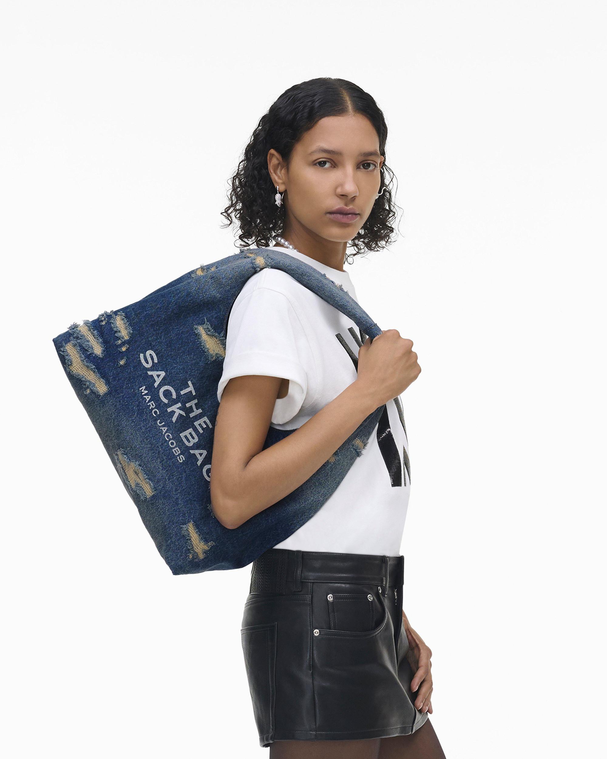 The Suede Patchwork Sack Bag Product Image