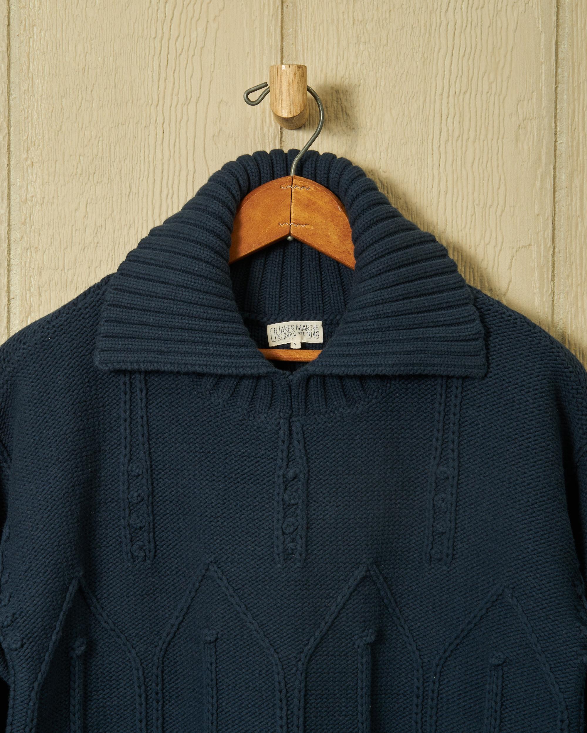 Shoreline Sweater in Navy Product Image