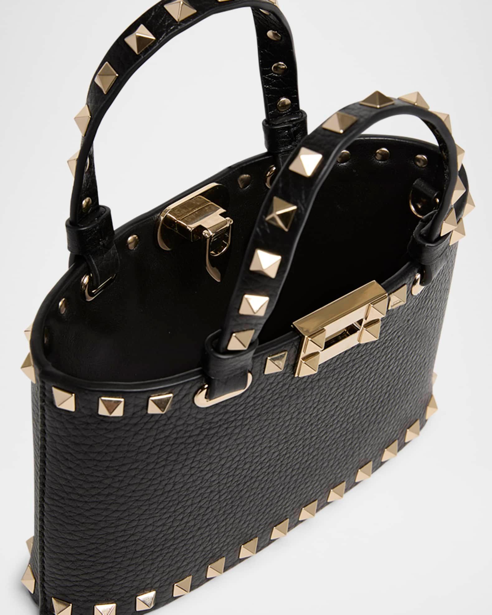 Mini Rockstud Leather Tote Bag Product Image