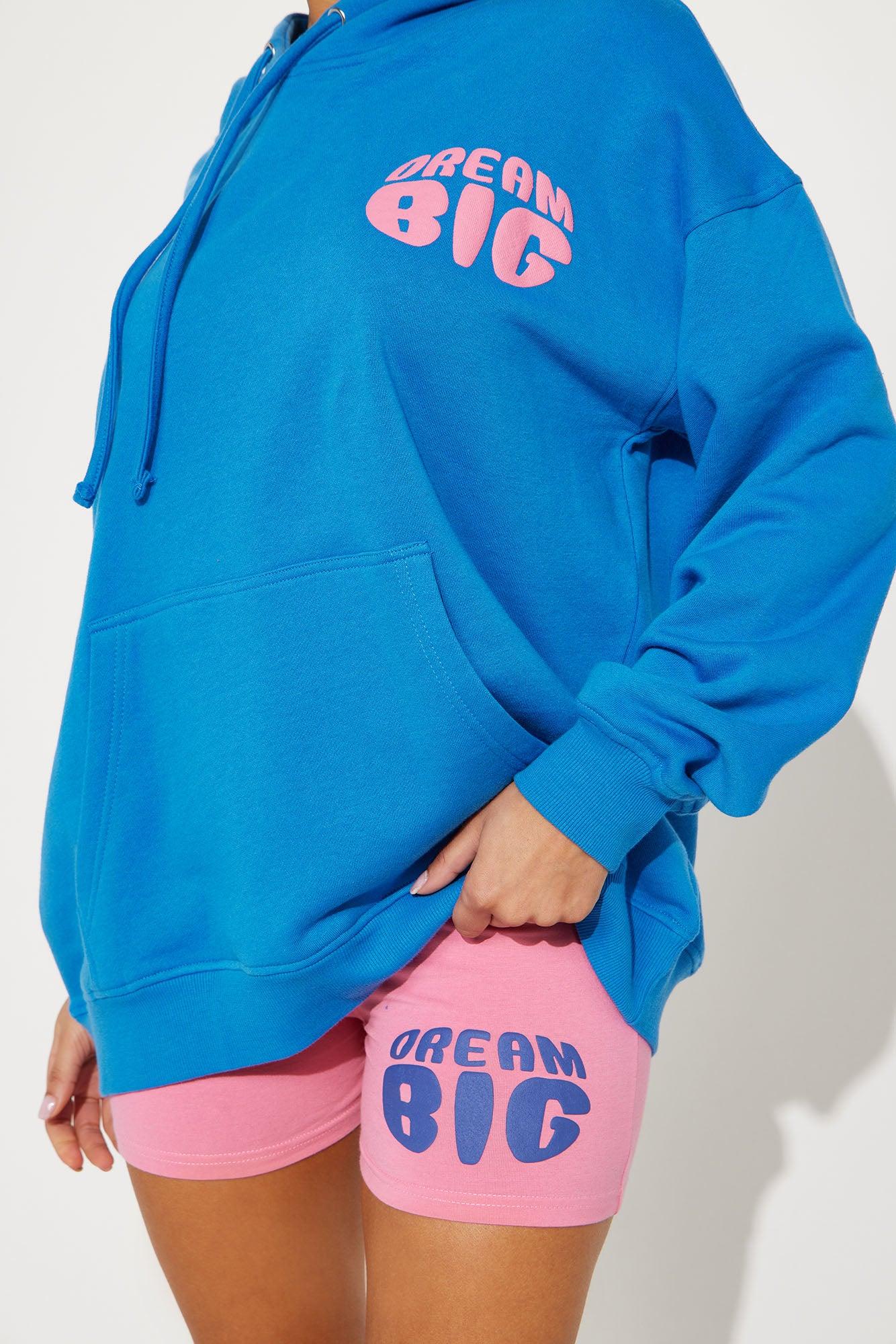 Dream Big Biker Short Set - Blue/combo Product Image