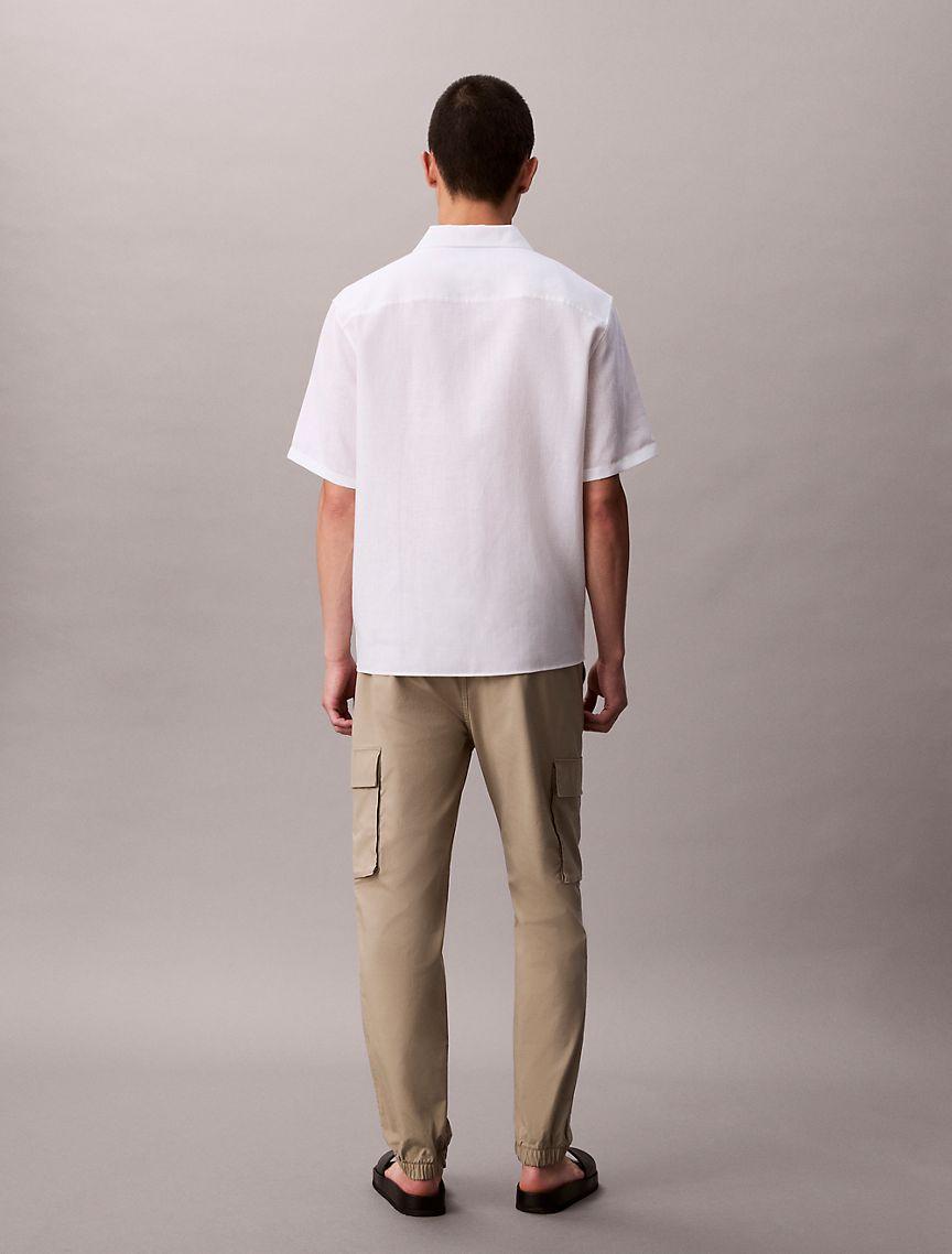 Cotton Blend Skinny Cargo Ripstop Pants Product Image