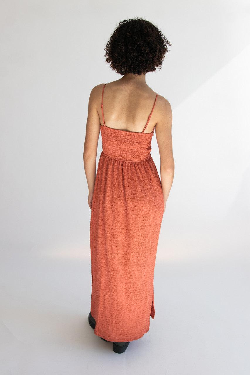 Floral Lace Top Gauze Maxi Dress Product Image