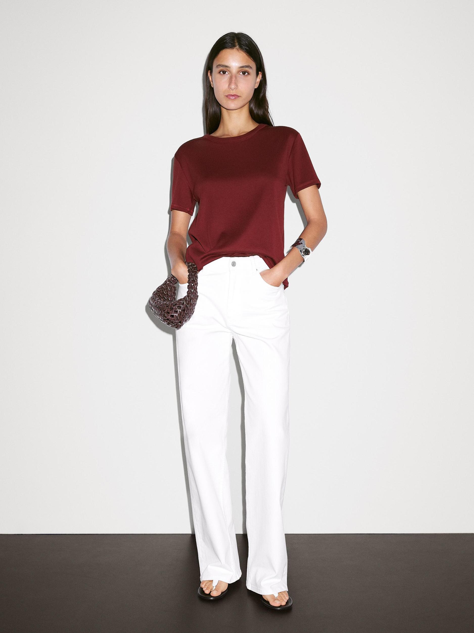 100% cotton short-sleeve T-shirt Product Image