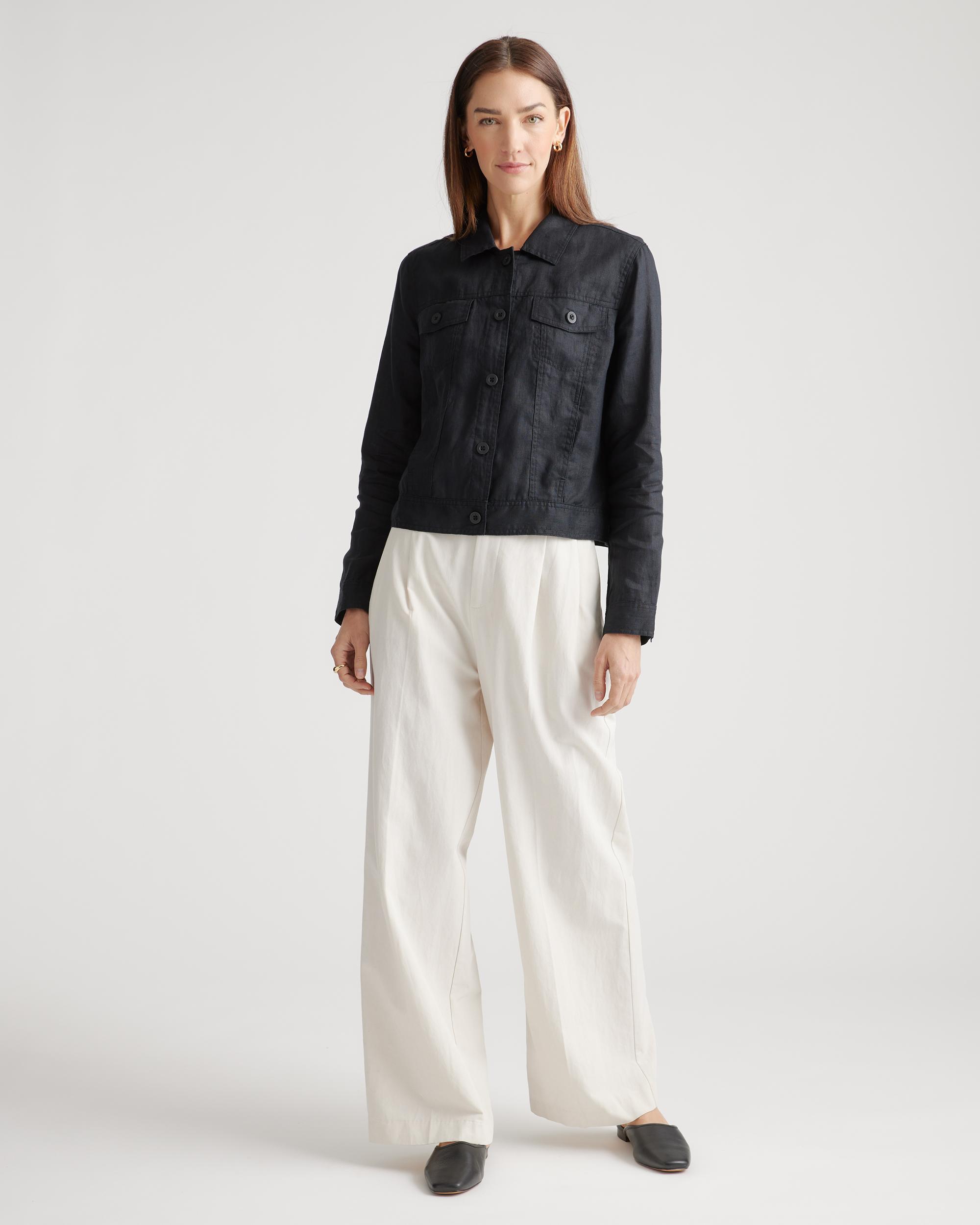 Quince | Women's 100% European Linen Jacket Product Image