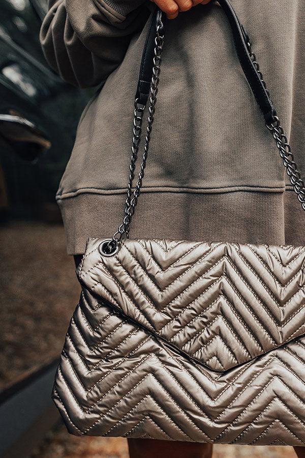 The Everly Quilted Metallic Crossbody Product Image