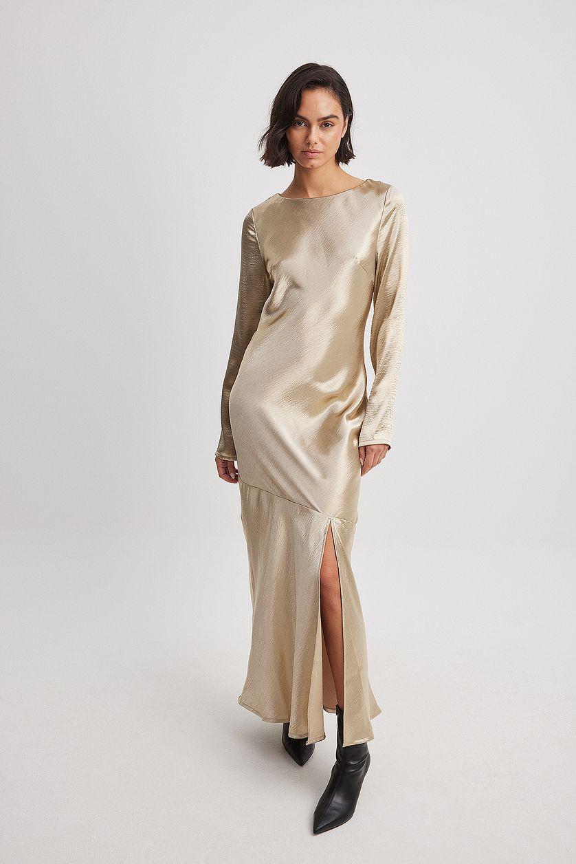 Asymmetric Seam Maxi Dress Product Image