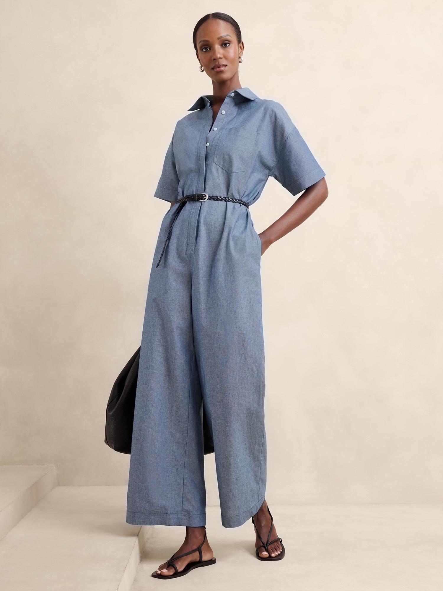 Tie-Waist Jumpsuit Product Image