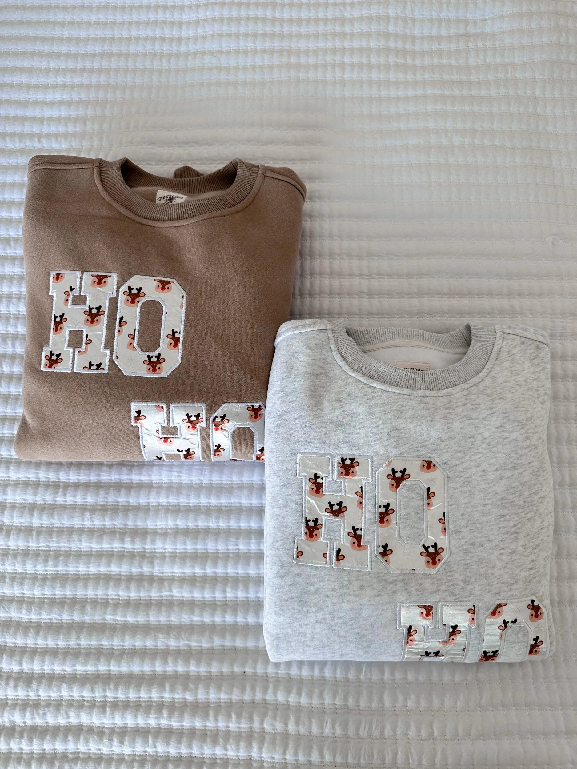 Cappuccino Reindeer Sweatshirt Product Image
