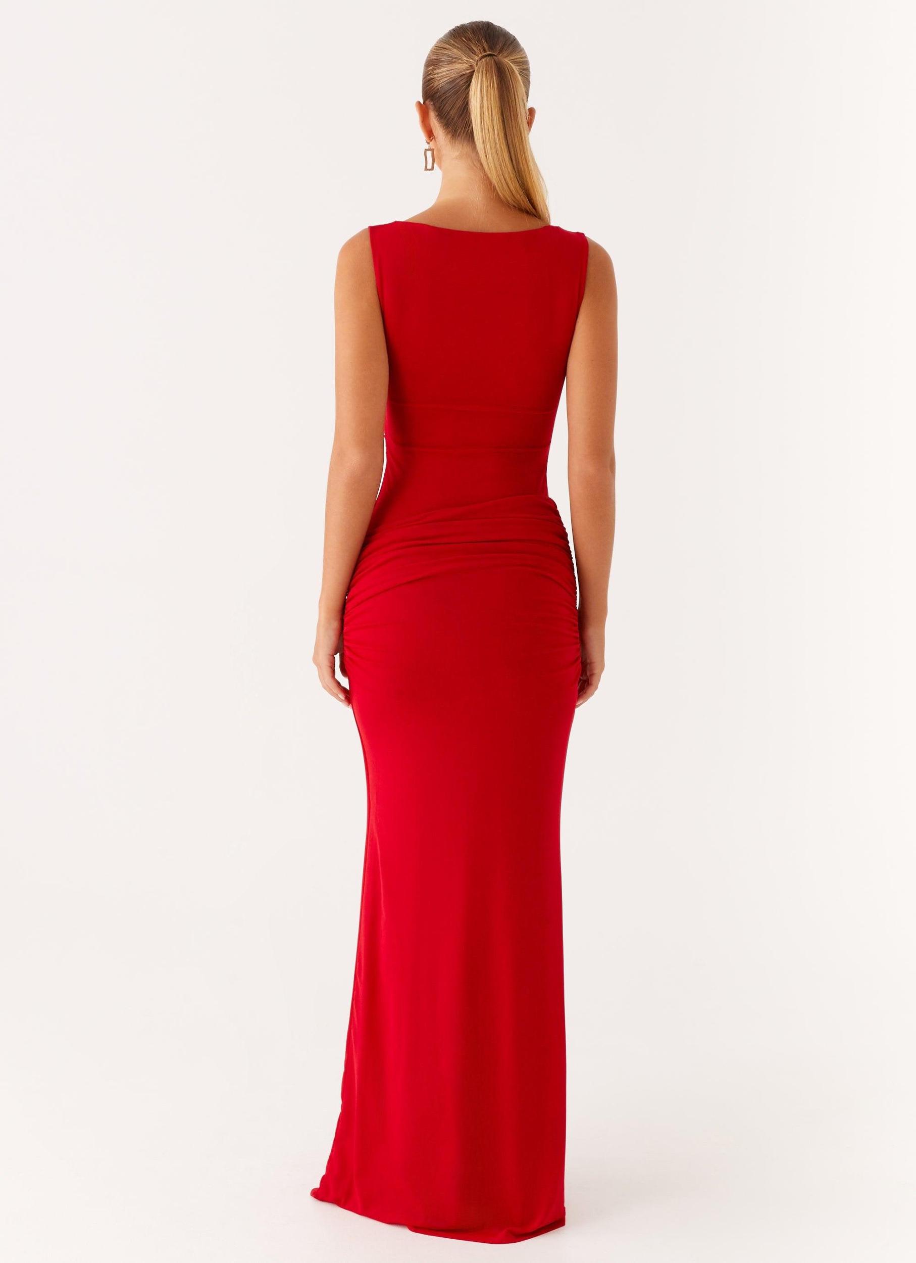 Missy Maxi Dress - Red Product Image