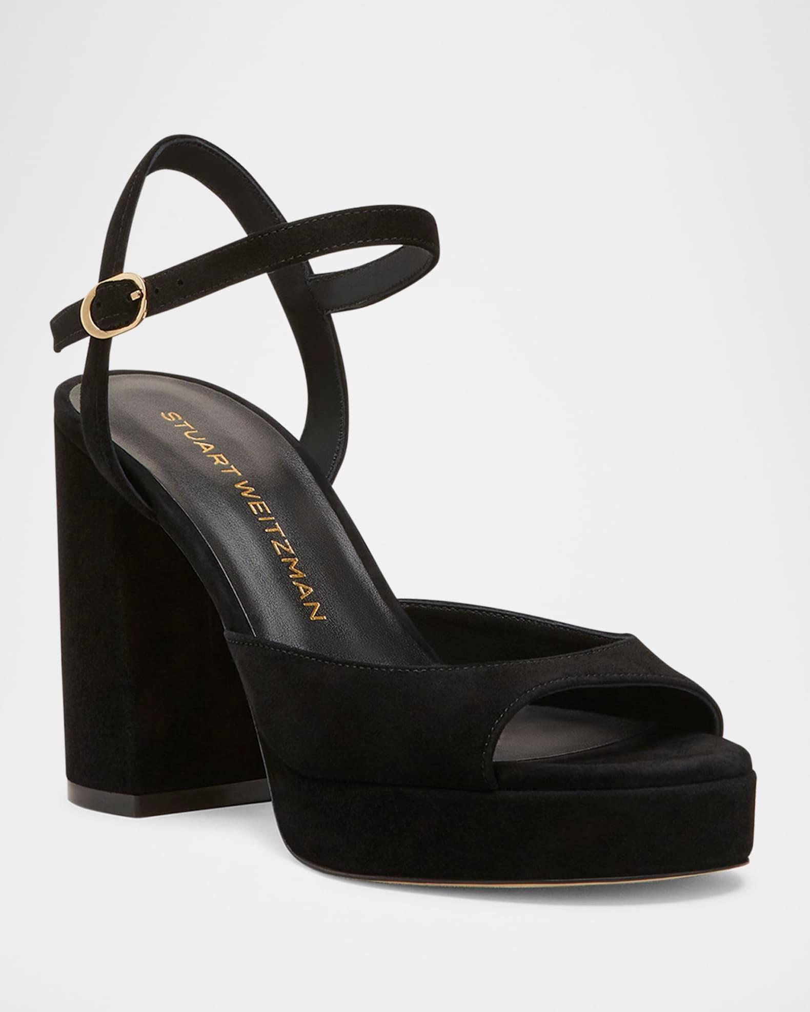 Dayna II Suede Ankle-Strap Platform Sandals Product Image