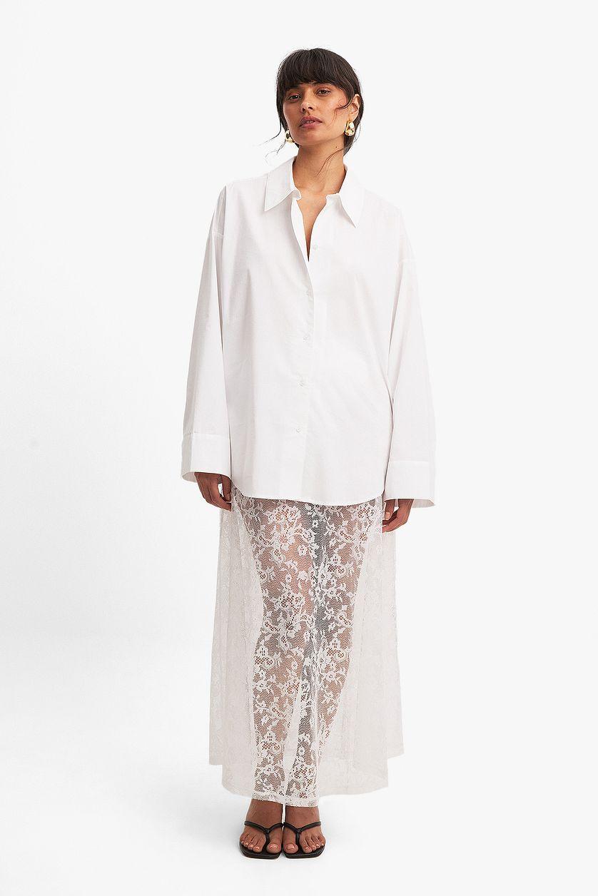 Lace Maxi Skirt Product Image