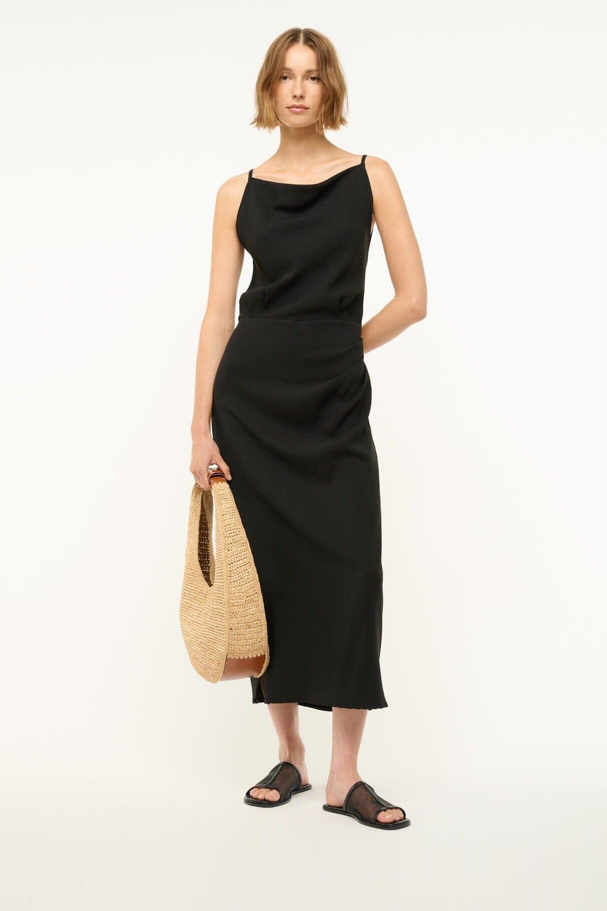 ALESSANDRA SANDAL | BLACK MESH Product Image