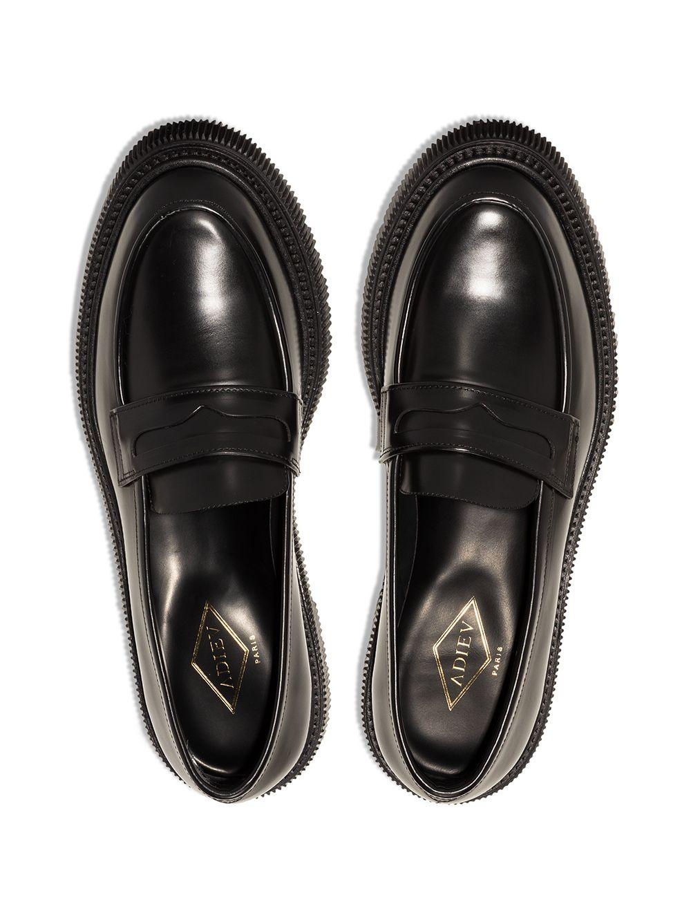 penny-slot leather loafers Product Image