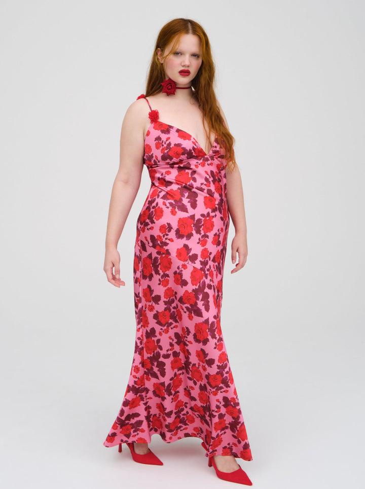 Huda Maxi Dress — Pink Product Image