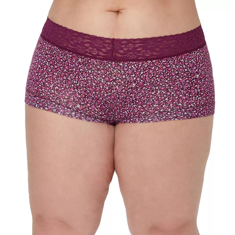 Maidenform® Cheeky Hipster Underwear 40823, Women's, Size: 6, Orchid Ditsy Print Product Image