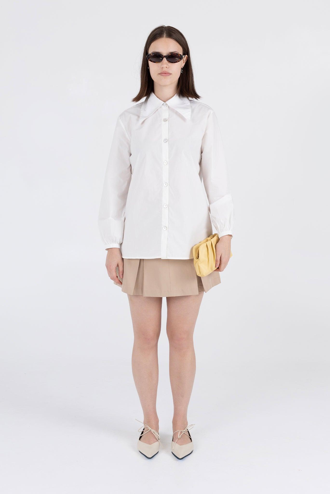 Thea Mini Skirt - Blonde Product Image